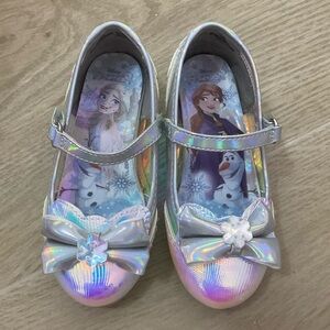 Disney Frozen Elsa Anna Toddler Heel Shoe Size 8